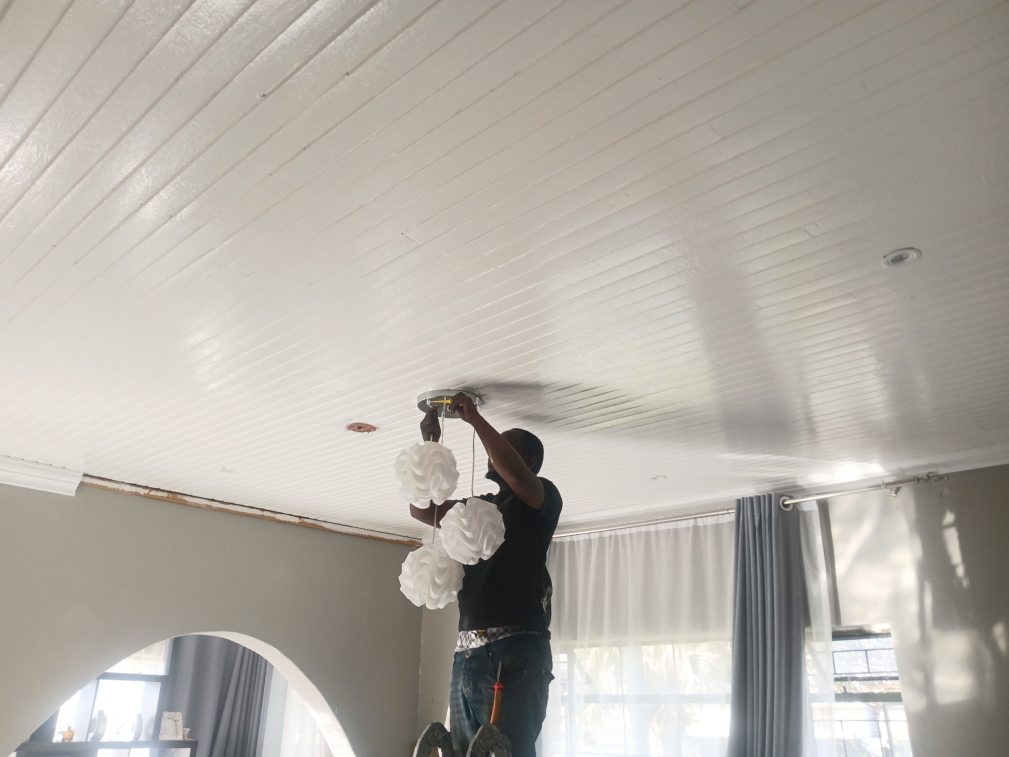 Exterior wall painting